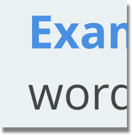 Standard text contrast